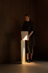 Luminária Brecha, Concreto. Por Caroline Strobel