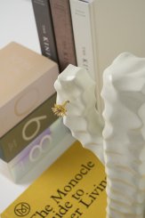 Série Mandacaru, Escultura de Mesa Com Flor